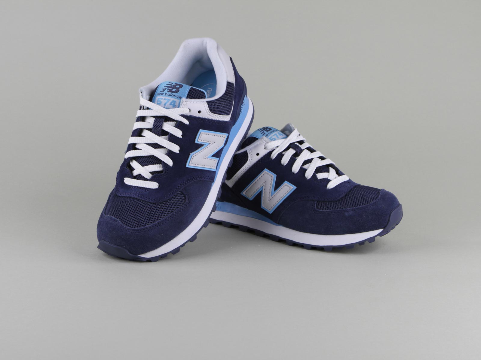 new balance 574 femme bleu marine et rose